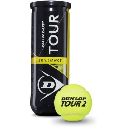 Bote de 3 Pelotas de Tenis Dunlop D TB Tour Brillance 3PET-601326-BOTE