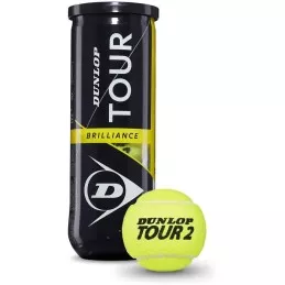 Bote de 3 Pelotas de Tenis Dunlop D TB Tour Brillance 3PET-601326-BOTE