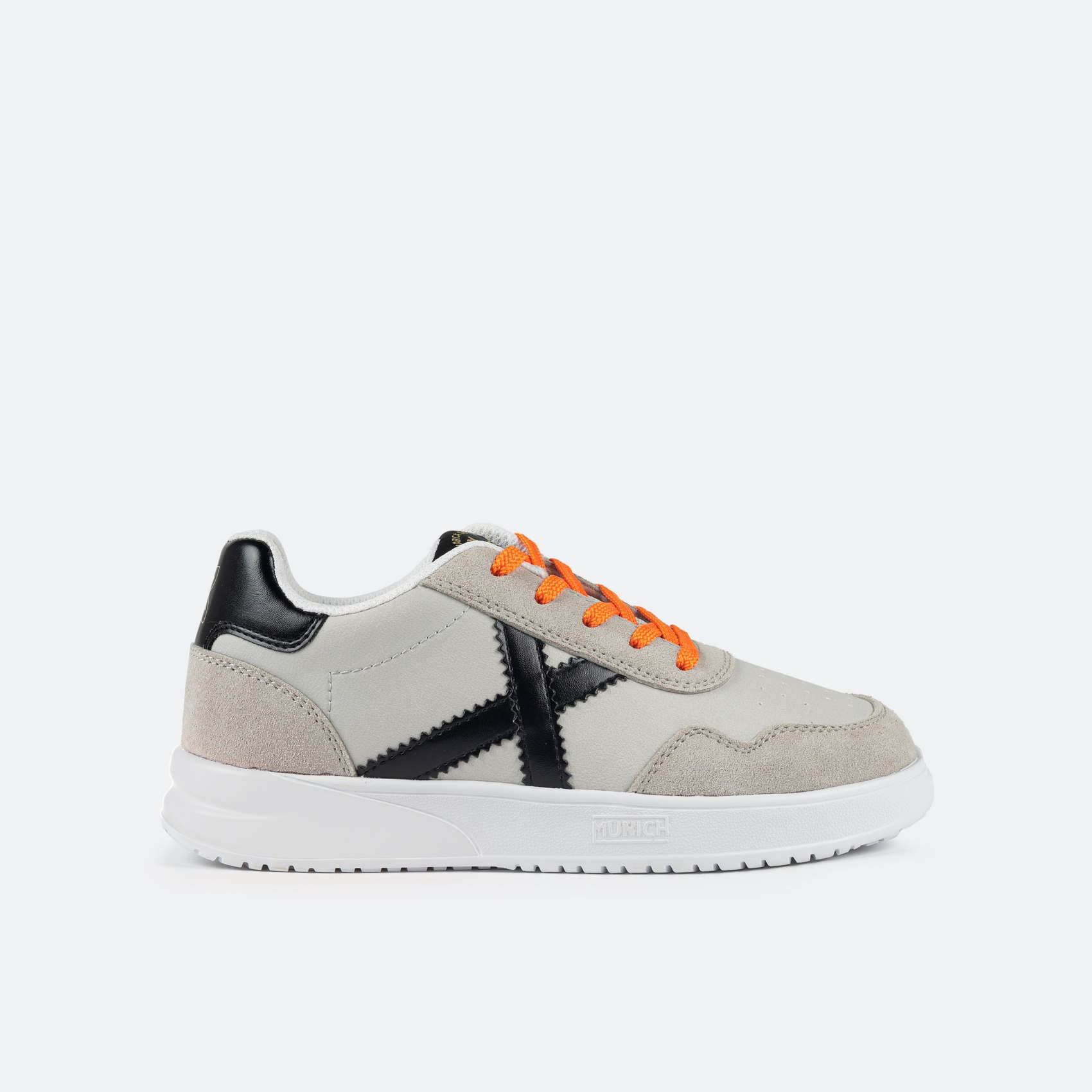 Zapatillas Casual Infantil Munich Mini Balloo 04 Gris y Negro Ligeras-8893004 Munich - details 0