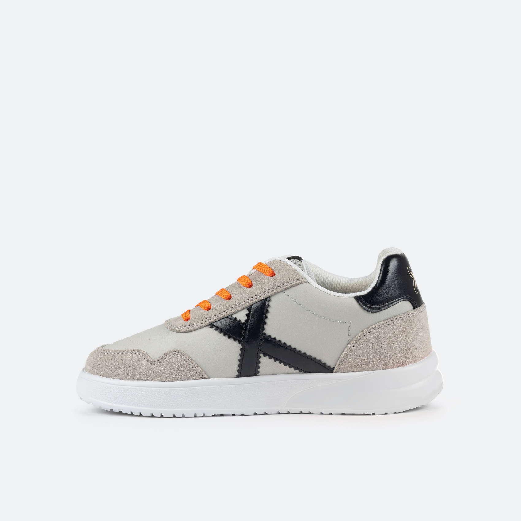 Zapatillas Casual Infantil Munich Mini Balloo 04 Gris y Negro Ligeras-8893004 Munich - details 2