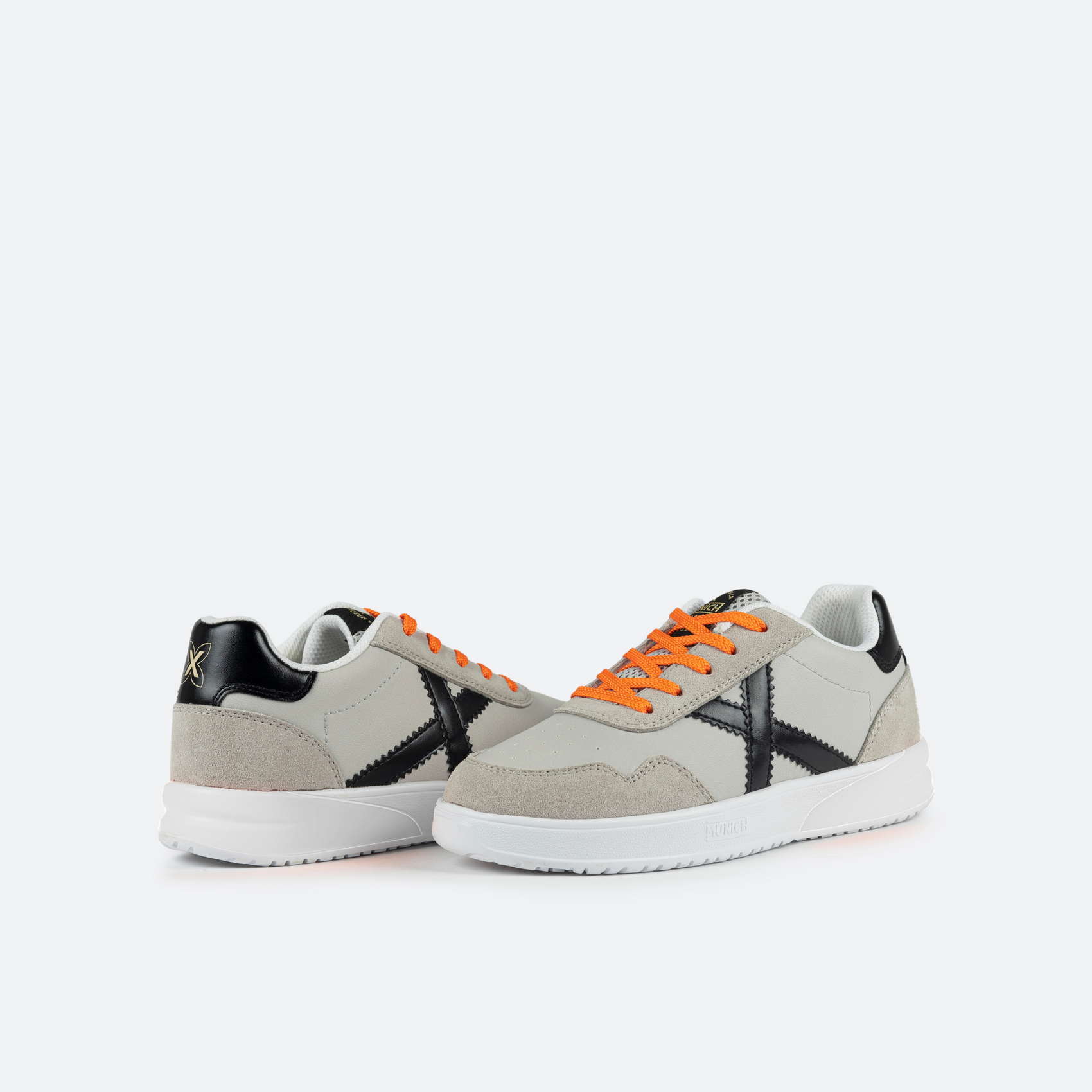 Zapatillas Casual Infantil Munich Mini Balloo 04 Gris y Negro Ligeras-8893004 Munich - details 1