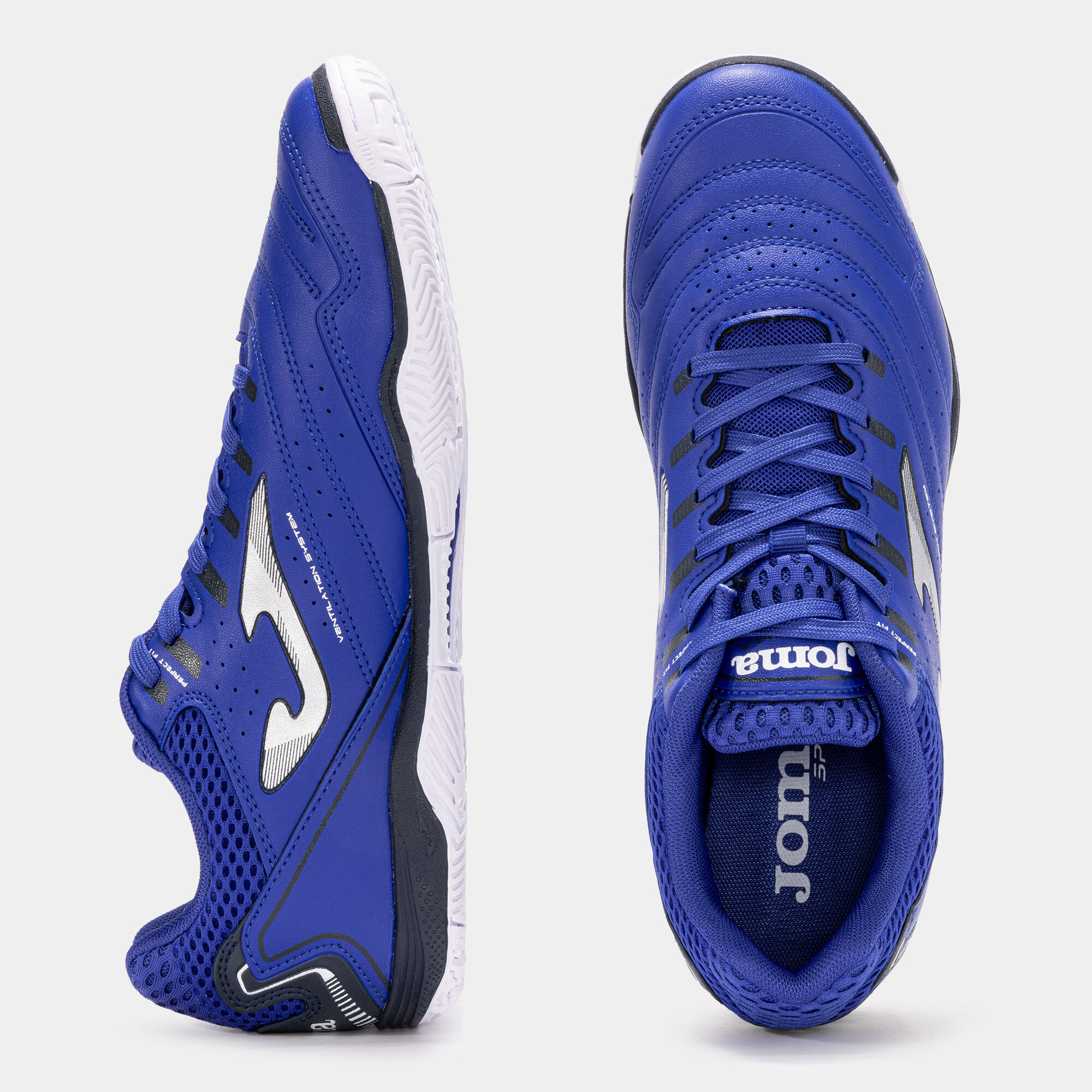 Zapatillas Fútbol Sala Hombre Joma Maxima 2404 Royal Indoor Color Azul, Plateado, Negro y Blanco-MAXW2404IN Joma - details 1
