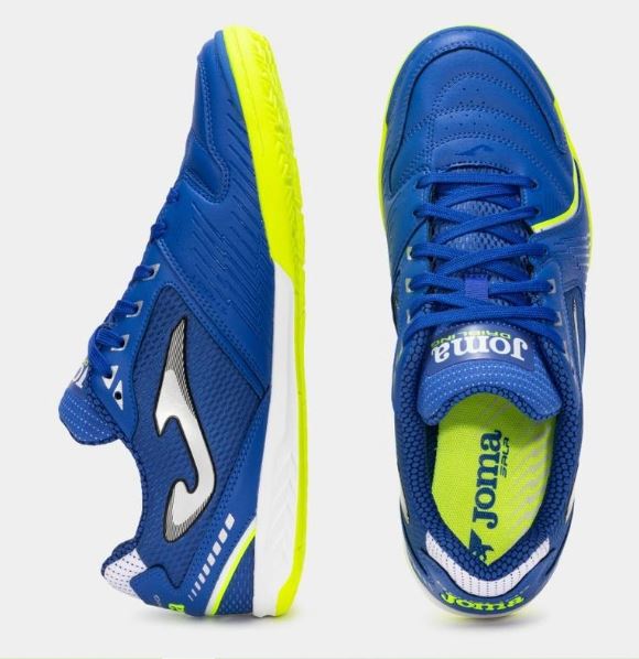 Zapatillas de Fútbol Sala Hombre Joma Dribling 2504 Royal Indoor Color Azul y Amarillo Neón-DRIS2504IN Joma - details 1